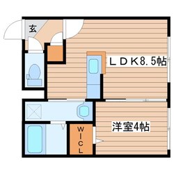 フォレスタ琴似の物件間取画像